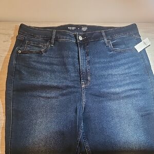 Old Navy Dark Blue Rockstar Super Skinny Jeans